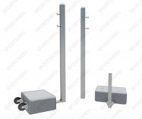 Стойки для бадминтона алюминиевые мобильные SpW-AB-2