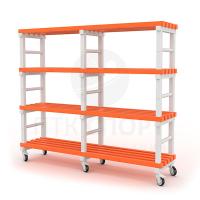 стеллаж пластиковый для инвентаря в бассейне