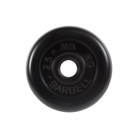 Диски 26мм черные обрезиненные MB-PltB MB Barbell