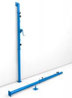 Волейбольные стойки стальные круглые пристенные