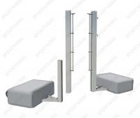 Стойки для тенниса алюминиевые мобильные SpW-AT-2