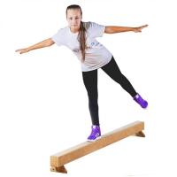 Бревно гимнастическое детское с ковролином