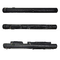 Тубус на 2 кия Мосин Втулка 2 кармана черный крокодил