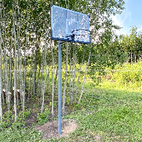 Стойка под баскетбольный щит фото