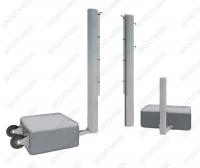 Стойки для тенниса алюминиевые мобильные SpW-AT-5