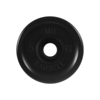Диски 51мм черные обрезиненные MB-PltBE MB Barbell