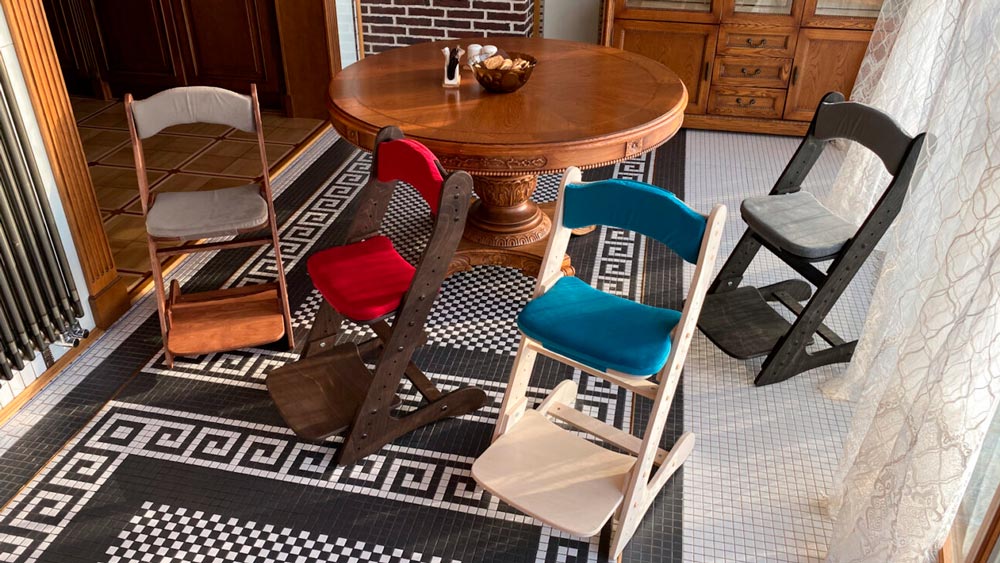 Комплект подушек для стульев Компаньон и Непоседа различные варианты обивки