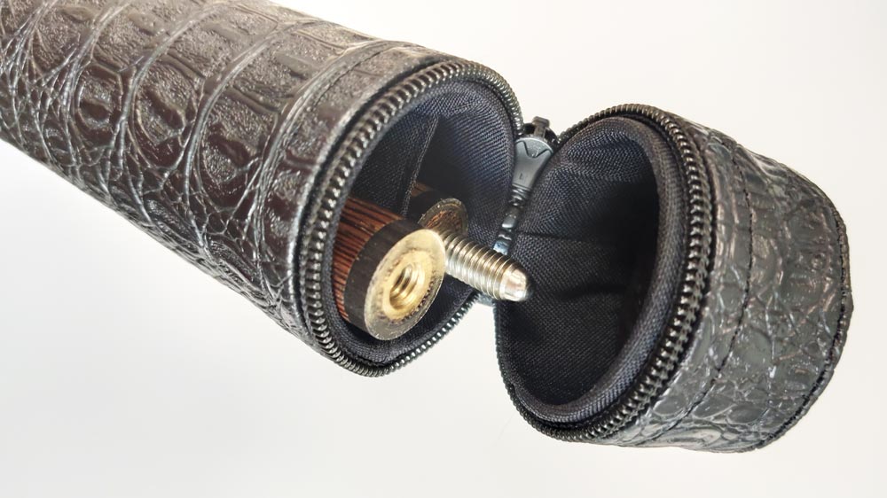 Тубус для кия Мануфактуры Лыкова с карманом