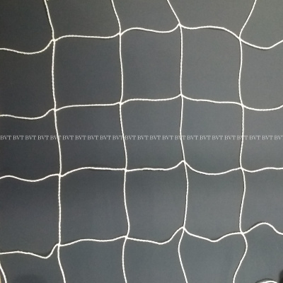 Сетка для футбольных ворот безузловая 7.5х2.5х2/2м, яч.100х100мм, 2.2мм