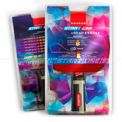 Ракетка для настольного тенниса Start Line Level 600 с анатомической ручкой