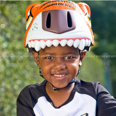 Детский защитный шлем Crazy Safety Orange Tiger