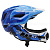 Велошлем Full Face Raptor BLUE/WHITE