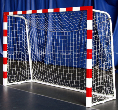 Сетка гандбольная безузловая 3.1х2.1х0,5/0,5м, яч.100х100мм, 2.8мм