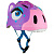 Детский велошлем Crazy Safety purple zebra