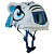 Детский велосипедный шлем Crazy Safety White Tiger