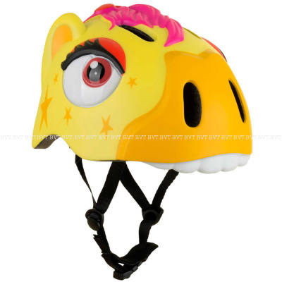 Детский велосипедный шлем Crazy Safety Yellow Zebra